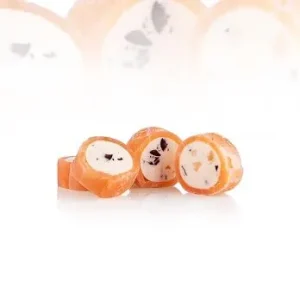 Räucherlachsroulade, Mediterran, mit Oliven und Frischkäse, TK, 300 g, 30 x 10g