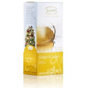Ronnefeldt Ginger & Lemon „Joy of Tea“ – Kräutertee, 15 Teebeutel, 60 g