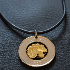 Kettenanhänger – 1 Äthiopischer Birr „Löwe“