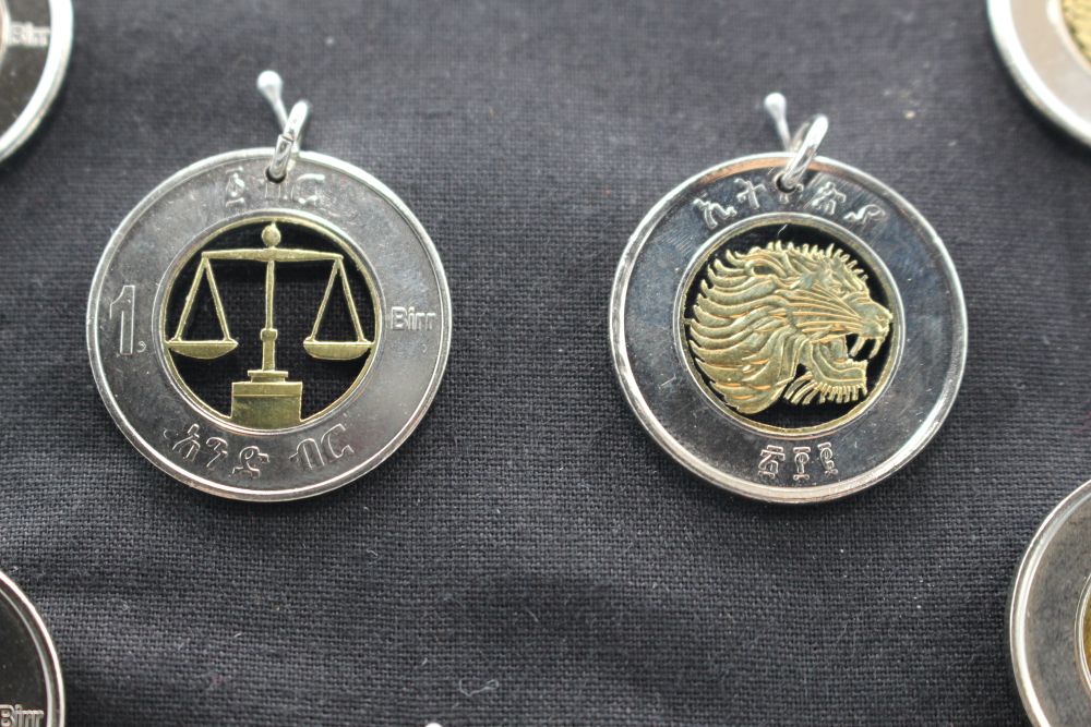 Kettenanhänger – 1 Äthiopischer Birr „Löwe“ – Bild 6