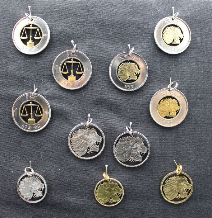 Kettenanhänger – 1 Äthiopischer Birr „Löwe“ – Bild 7