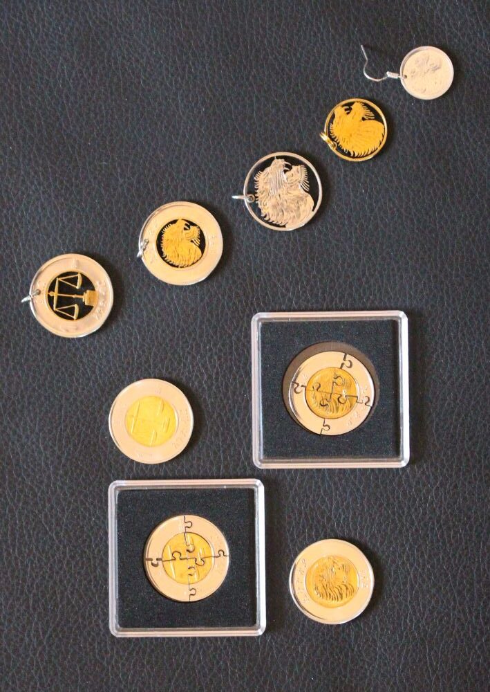 Kettenanhänger – 1 Äthiopischer Birr „Löwe“ – Bild 8