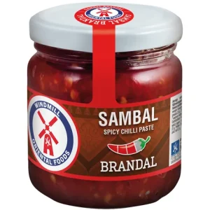 WINDMILL Sambal Brandal 200g | Würzmittel aus Chilischoten, extra scharf | Chilipaste | Spicy Chilli Paste