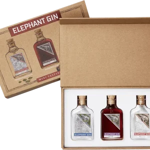 Elephant Gin Mini Tasting Set (1x London Dry Gin + 1x Sloe Gin + 1x Navy Strength Gin)