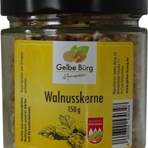 Manufaktur Gelbe Bürg Franconian walnut kernels in a jar