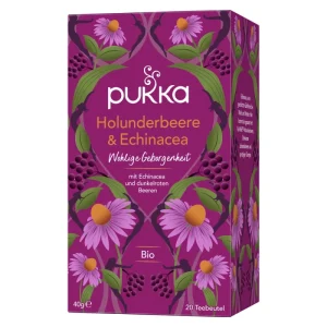 Pukka – Bio-Früchtetee Holunderbeere & Echinacea – 20 Teebeutel