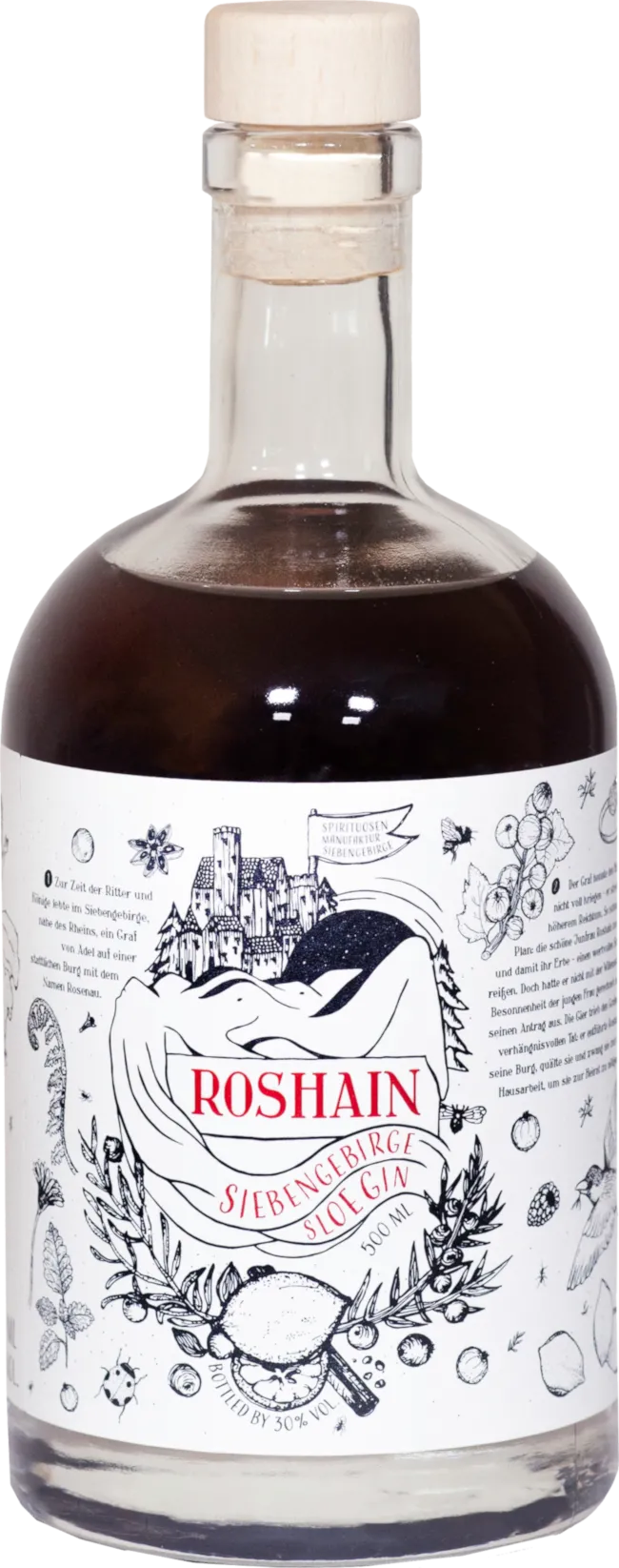 Roshain Siebengebirge Sloe Gin – Bild 2
